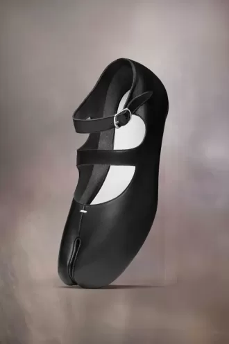 Balerini Tabi din piele de vițel