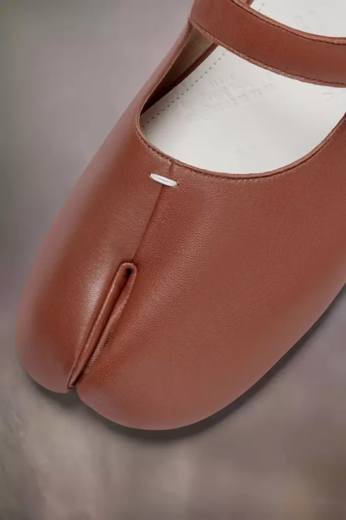Balerini Tabi din piele de vițel Balerini Tabi din piele de vițel