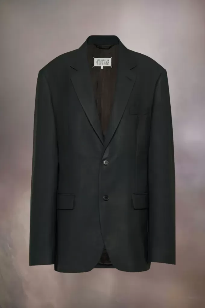 Blazer din lână Mohair Maison Margiela