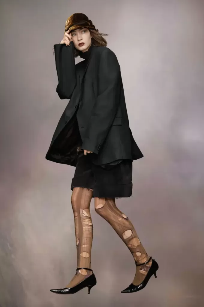 Blazer din lână Mohair Maison Margiela