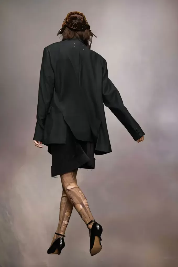 Blazer din lână Mohair Maison Margiela