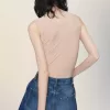 Body fără mâneci din jerseu tehnic Body fără mâneci din jerseu tehnic