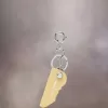 Breloc din piele cu logo