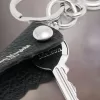 Breloc din piele cu logo