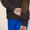 Cardigan din lână cu plasture în cot Cardigan din lână cu plasture în cot