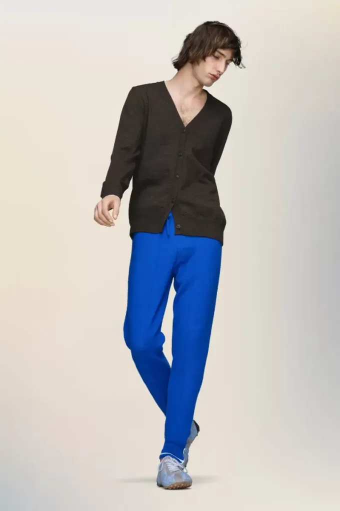 Cardigan din lână cu plasture în cot Cardigan din lână cu plasture în cot