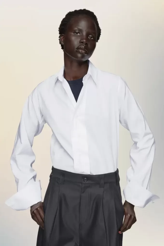 Cămașă din bumbac Maison Margiela Cămașă din bumbac Maison Margiela