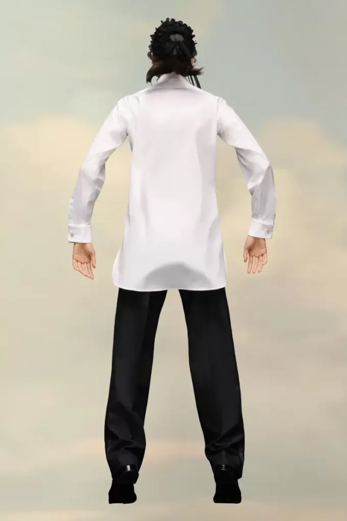 Cămașă din poplin de bumbac Maison Margiela Cămașă din poplin de bumbac Maison Margiela