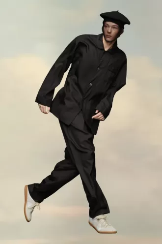 Cămașă din poplin de mătase Maison Margiela