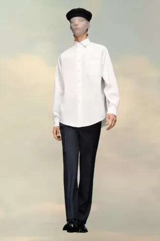 Cămașă din poplin din bumbac ecologic