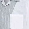 Cămașă patchwork cu dungi Cămașă patchwork cu dungi