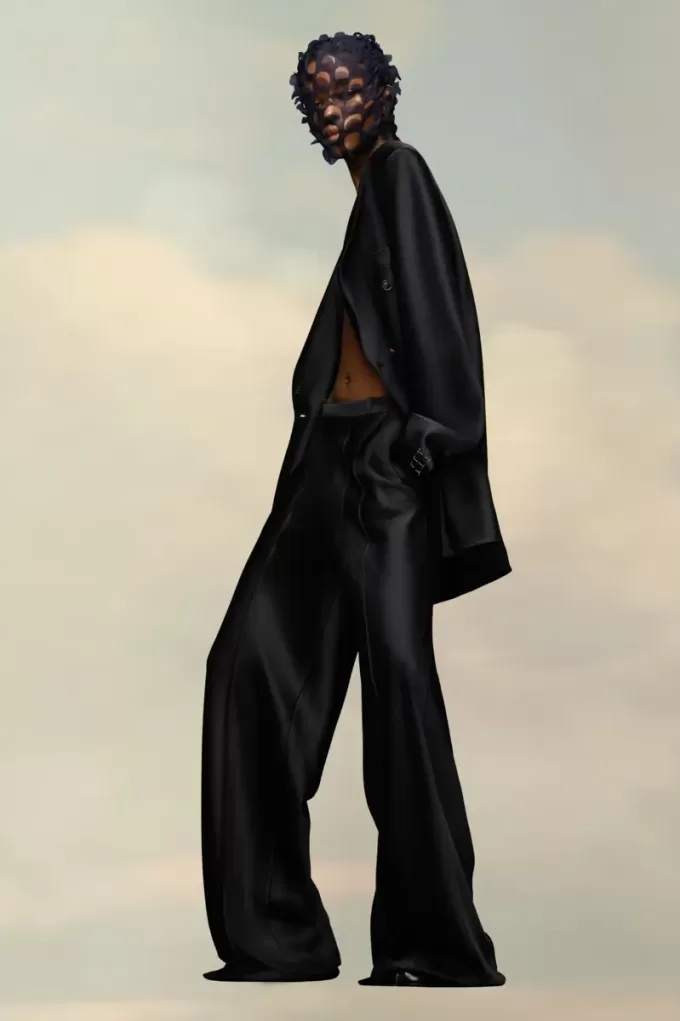 Costum din Satin Maison Margiela Costum din Satin Maison Margiela