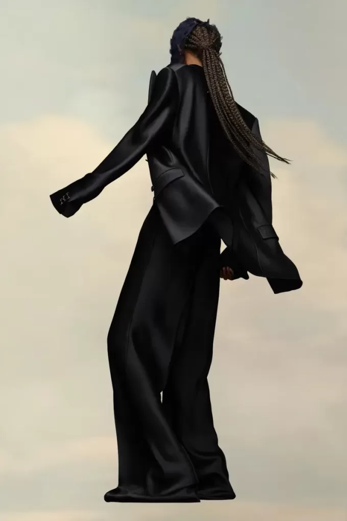 Costum din Satin Maison Margiela Costum din Satin Maison Margiela
