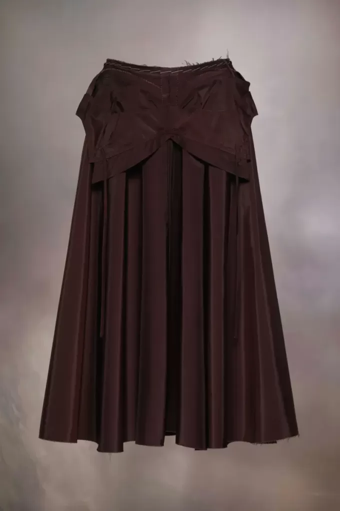 Fusta Midi din tafta Maison Margiela Fusta Midi din tafta Maison Margiela