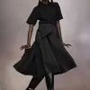 Fusta Midi din tafta Maison Margiela Fusta Midi din tafta Maison Margiela