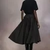Fusta Midi din tafta Maison Margiela Fusta Midi din tafta Maison Margiela