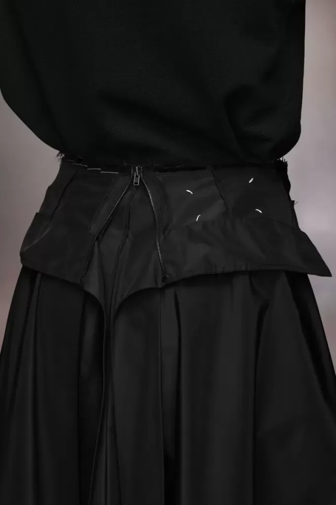 Fusta Midi din tafta Maison Margiela Fusta Midi din tafta Maison Margiela
