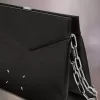 Geantă clutch de umăr smulsă medie Geantă clutch de umăr smulsă medie