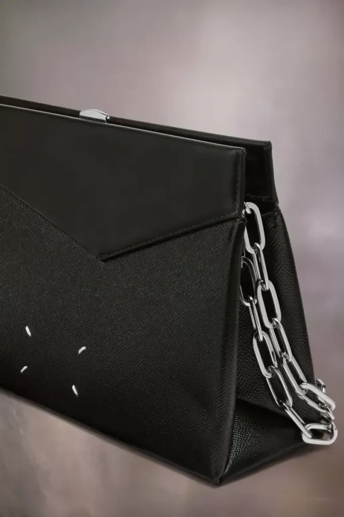 Geantă clutch de umăr smulsă medie Geantă clutch de umăr smulsă medie
