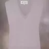 Gilet de lână Maison Margiela cu decolteu în V Gilet de lână Maison Margiela cu decolteu în V