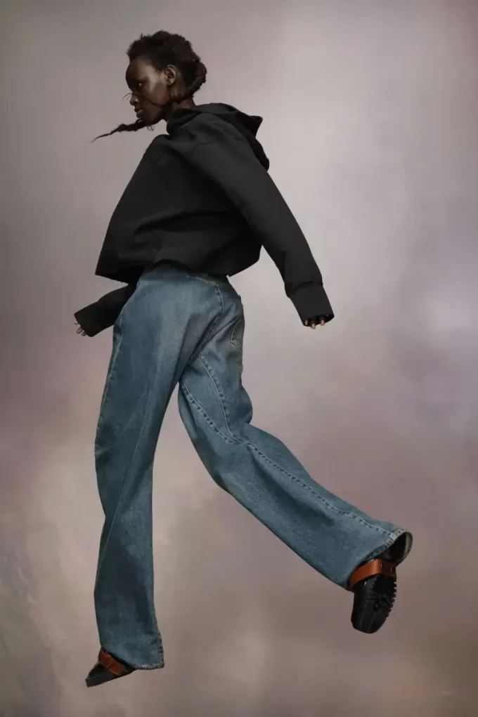 Hanocă fermă din fleece Maison Margiela Hanocă fermă din fleece Maison Margiela