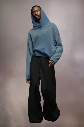 Hanorac cu logo din bumbac organic