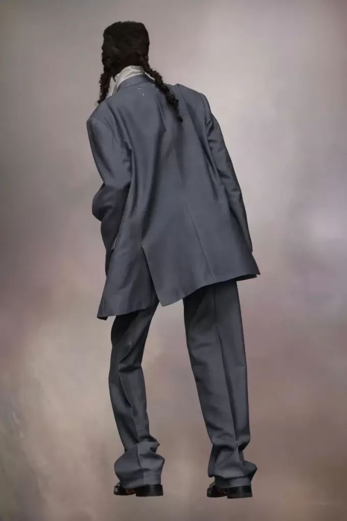 Jachetă de costum din lână mohair Jachetă de costum din lână mohair