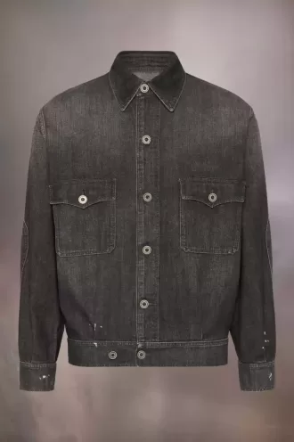Jachetă din denim învechită