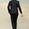 Pantaloni din lână cu țesătură Pantaloni din lână cu țesătură
