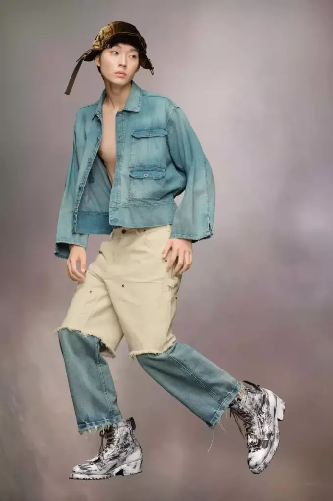 Jacheta caban Maison Margiela denim Jacheta caban Maison Margiela denim