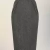 Maison Margiela Fusta midi din lana Maison Margiela Fusta midi din lana