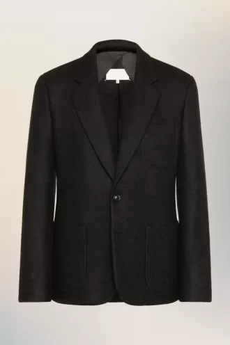 Maison Margiela Jachetă din lână cu pâslă