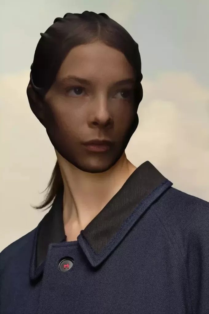 Maison Margiela Palton din vascoza din lana Maison Margiela Palton din vascoza din lana