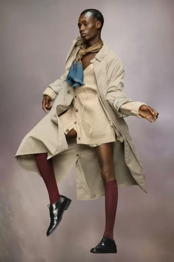 Maison Margiela Palton piersic Maison Margiela Palton piersic