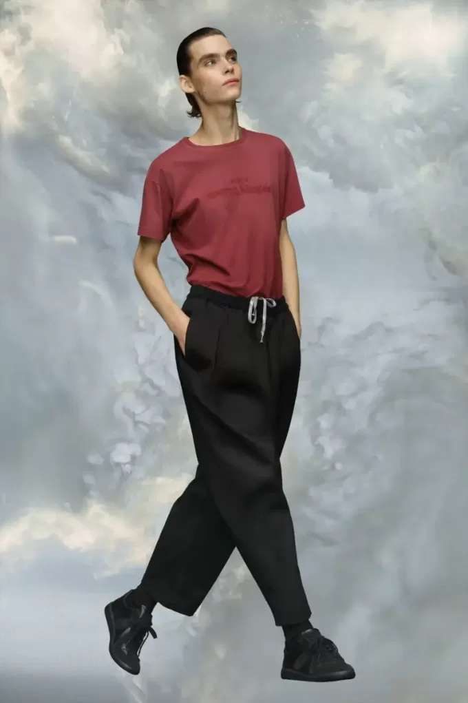 Maison Margiela Pantaloni din bumbac Maison Margiela Pantaloni din bumbac