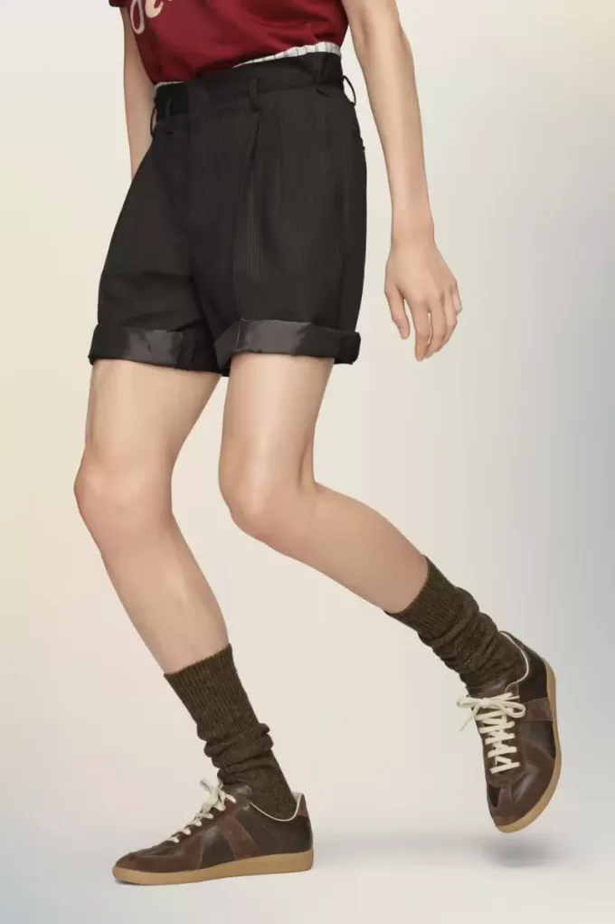 Maison Margiela Pantaloni scurți croiți Maison Margiela Pantaloni scurți croiți