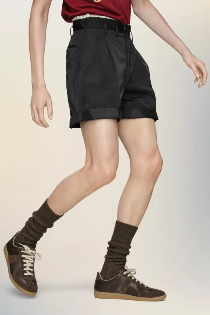 Maison Margiela Pantaloni scurți croiți Maison Margiela Pantaloni scurți croiți