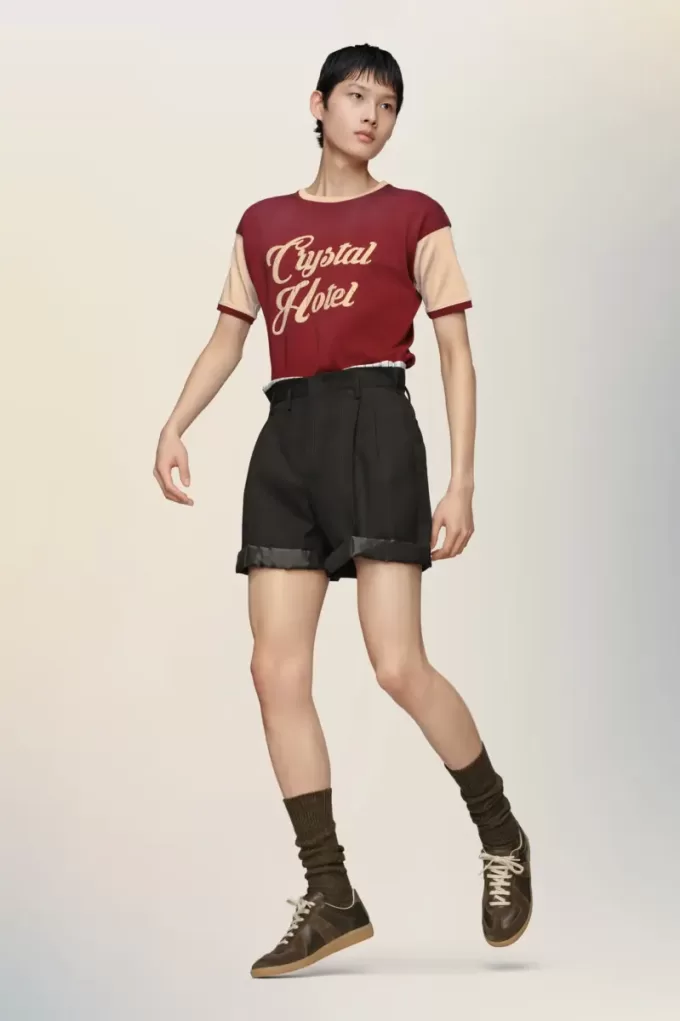 Maison Margiela Pantaloni scurți croiți Maison Margiela Pantaloni scurți croiți