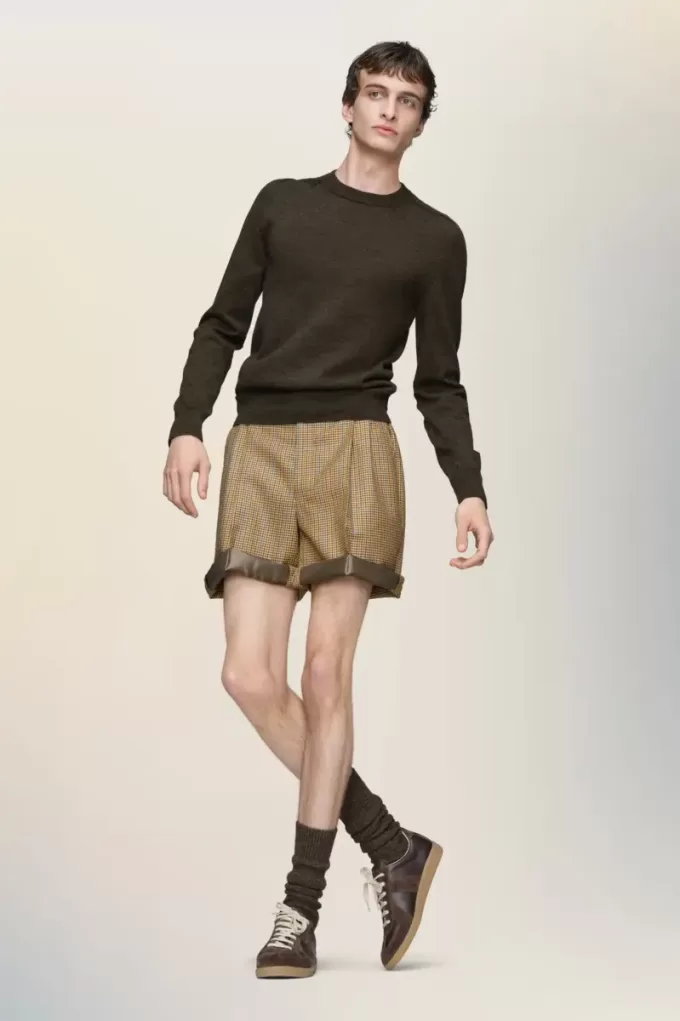 Maison Margiela Pantaloni scurți croiți Maison Margiela Pantaloni scurți croiți