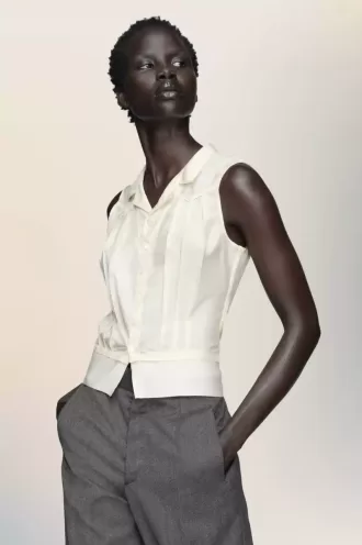 Maison Margiela Top din matase