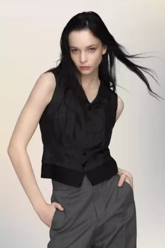 Maison Margiela Top din matase