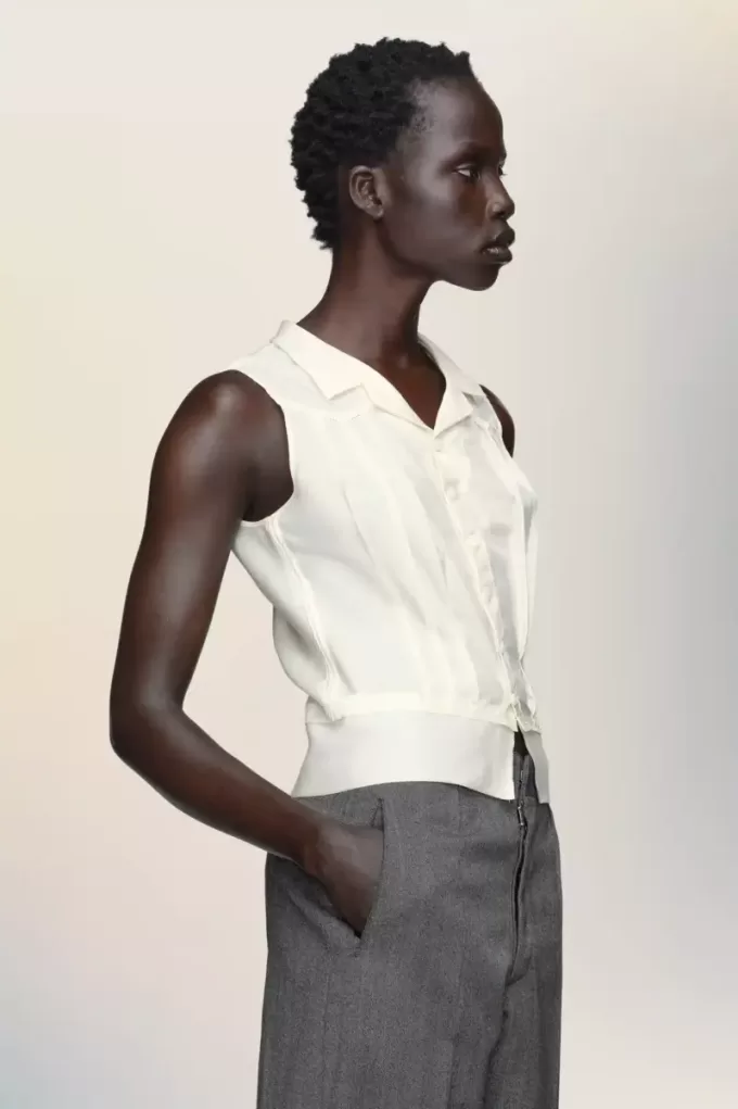 Maison Margiela Top din matase Maison Margiela Top din matase