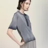 Maison Margiela Top polo decolorat de soare Maison Margiela Top polo decolorat de soare