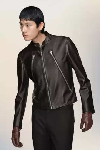 Mănuși din piele Maison Margiela