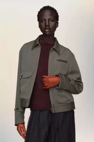 Mănuși din piele Maison Margiela