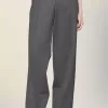 Pantaloni croiți din lână Pantaloni croiți din lână
