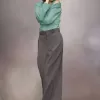 Pantaloni cu pliuri Maison Margiela