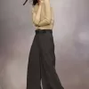 Pantaloni cu pliuri Maison Margiela Pantaloni cu pliuri Maison Margiela