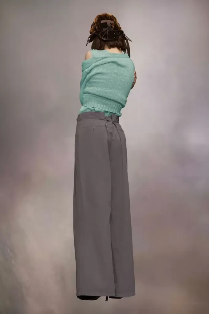 Pantaloni cu pliuri Maison Margiela