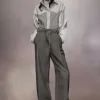 Pantaloni din lana mohair Pantaloni din lana mohair